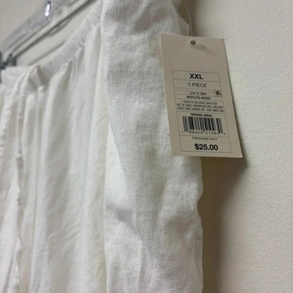 Womens Linen Pull On Pants Size XXL #452 - Picture 3 of 9